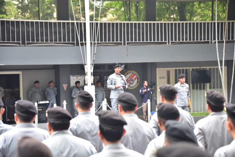 Seluruh personel Bakamla RI melaksanakan upacara Peringatan Hari Lahir Pancasila 2024