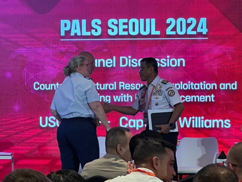 Deputi Kebijakan dan Strategi Bakamla RI Laksda Bakamla Dr. Gregorius Agung, W.D., M.Tr (Han)., menghadiri kegiatan Pacific Amphibious Leaders Symposium 2024