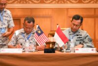 Bakamla RI bersama Agensi Penguatkuasaan Maritim Malaysia (APMM) mengadakan Patroli Terkoodinasi (Patkor) Optima Malindo 31A