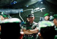 Panglima TNI Jenderal TNI Agus Subiyanto kunjungi Batalyon Kesehatan-1/Kostrad, Ciluar Bogor dalam rangka pengecekan Satgas Brigade Komposit