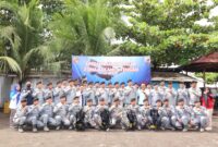 Kepala Zona Bakamla Tengah Laksma Bakamla Octavianus Budi Santoso, S.H., M.Si., M.Tr.Opsla., membuka kegiatan latihan selam dasar