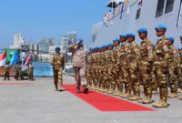 Satgas Maritime Task Force (MTF) TNI Konga XXVIII-O/UNIFIL, menerima penghargaan tertinggi “United Nations Medal”