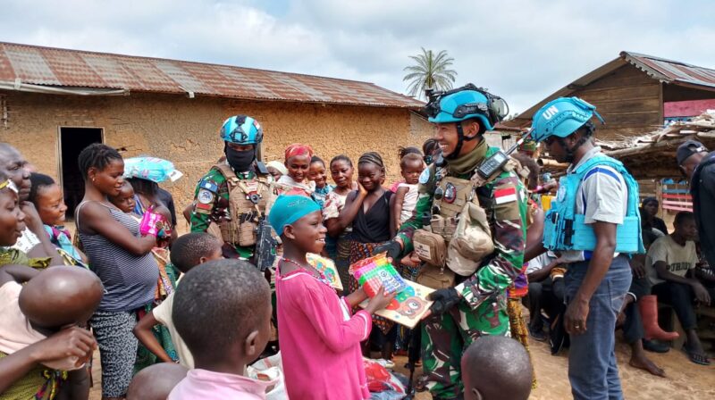 Satgas Indo RDB XXXIX-F Monusco juga membawa harapan bagi masyarakat dengan mengadakan beberapa kegiatan kemanusiaan