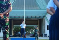 Komandan Lanud (Danlanud) Sultan Hasanuddin Marsma TNI Bonang Bayuaji G, S.E., M.M., CHRMP., menegaskan akan mengambil tindakan tegas