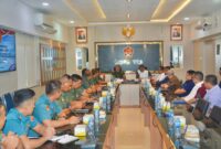 Perjanjian Kerja sama antara TNI dengan PT Garuda Indonesia, acara bertempat di Ruang Rapat Staf Operasi, Mabes TNI, Cilangkap, Jakarta Timur