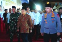 Panglima TNI Jenderal TNI Agus Subiyanto menghadiri doa bersama lintas agama jelang Hari Bhayangkara ke-78, bertempat di Lapangan Bhayangkara
