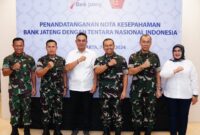 Aspers Panglima TNI Marsda TNI Mohammad Syafii, S.I.P., M.M. menandatangani nota kesepahaman atau Memorandum of Understanding