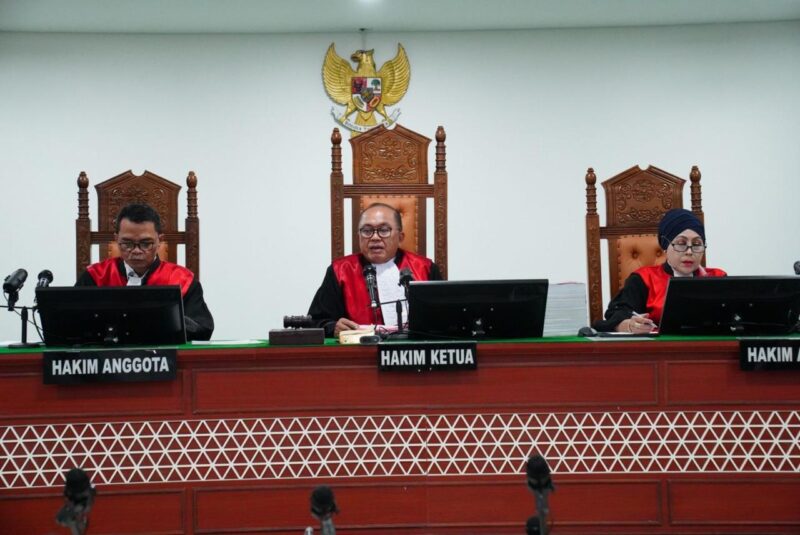 Pengadilan Negeri Kota Bekasi Kelas 1A kembali menggelar sidang lanjutan Perkara Pidana Nomor 484/Pid. B/2023/PN. Bekasi