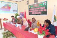 Babinsa Koramil 1710-02/Timika Sertu Rusdin Wali menghadiri Musyawarah Desa (Musdes) penetapan Keluarga Penerima Manfaat (KPM) dan Bantuan Lansung Tunai Dana Desa