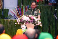 Ikatan Kesejahteraan Keluarga TNI (IKKT) Pragati Wira Anggini (PWA) menggelar acara syukuran Hari Ulang Tahun (HUT) IKKT Ke-58