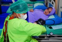 Ikatan Kesejahteraan Keluarga TNI (IKKT) Pragati Wira Anggini (PWA) bekerja sama dengan PMI Pusat dan PMI DKI Jakarta menyelenggarakan kegiatan donor darah