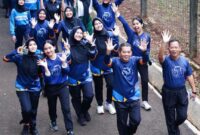 Kepala Pusat Penerangan (Kapuspen) TNI Mayjen TNI Dr. Nugraha Gumilar, M.Sc., di penghujung jabatannya menggelar gerak jalan santai bersama seluruh personel Puspen TNI