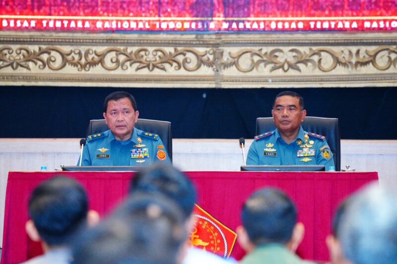 Asisten Kebijakan Strategis dan Perencanaan Umum (Asrenum) Panglima TNI Laksda TNI Edwin, S.H., M.Han., M.H., menerima kunjungan Komandan Sekolah Staf Komando TNI AL