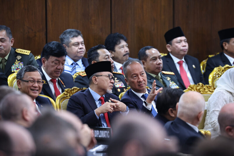 Panglima TNI Jenderal TNI Agus Subiyanto menghadiri Pidato Kenegaraan Presiden RI Joko Widodo tentang penyampaian laporan kinerja