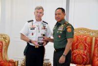 Panglima TNI Jenderal TNI Agus Subiyanto menerima kunjungan Commander of The United States Special Operations Command (USSOCOM)