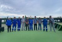 Kepala Zona Bakamla Barat Laksma Bakamla Bambang Trijanto menghadiri Rapat Pembahasan Pemindahan Kapal MT Arman 114 berbendera Iran