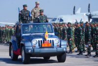 Latihan Gabungan Bersama (Latgabma) bertaraf internasional bertajuk Super Garuda Shield Tahun 2024 yang melibatkan militer negara-negara sahabat di kawasan Indo Pasifik