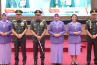 Panglima TNI Jenderal TNI Agus Subiyanto memimpin acara Serah Terima Jabatan (Sertijab) Kepala Staf Umum (Kasum) TNI, Inspektur Jenderal (Irjen) TNI dan Panglima Komando Gabungan Wilayah Pertahanan III