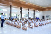 Komandan Lanud (Danlanud) Sultan Hasanuddin (HND) Marsma TNI Bonang Bayuaji G., S.E., M.M., CHRMP, selaku Ketua Panitia Daerah