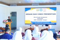 Pelatihan Desain dan Video Presentasi, bertempat di ruang Supernova Baseops Lanud Sultan Hasanuddin, Maros, Sulawesi Selatan