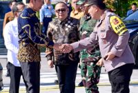 Panglima TNI Jenderal TNI Agus Subiyanto,S.E.,M.Si., melepas keberangkatan Presiden RI Joko Widodo bertolak kembali ke Jakarta