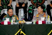 Panglima TNI Jenderal TNI Agus Subiyanto dan Kapolri Jenderal Pol Listyo Sigit Prabowo, telah menunjukkan apresiasi mereka kepada personel gabungan TNI-Polri