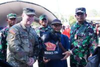 TNI bersama tentara negara peserta Latihan Gabungan Bersama (Latgabma) Super Garuda Shield 2024 juga menggelar serbuan teritorial