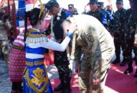 Salah satu program Latihan gabungan bersama Super Garuda Shield 2024 yang dikemas dalam materi ENCAP (Engineering Civic Action Program)