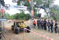 Kejuaraan Daerah (Kejurda) Makassar Offroad Extreme 3 yang digelar di Sirkuit Galaxy, Lanud Sultan Hasanuddin, Makassar, Sulawesi Selatan