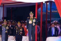 Panglima TNI Jenderal TNI Agus Subiyanto pimpin Upacara HUT ke-79 TNI AL dengan tema,