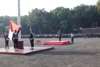 Markas Besar Tentara Nasional Indonesia (Mabes TNI) menggelar Upacara Bendera 17 September 2024 dengan Inspektur Upacara Kapuspen TNI