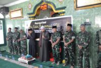 Kodim 1710/Mimika mengadakan peringatan Maulid Nabi Muhammad SAW 1446 H di Masjid Al Askar Makodim 1710/Mimika