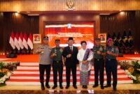 Kepala Staf Umum (Kasum) TNI Letjen TNI Richard Tampubolon menghadiri acara pelantikan dan Serah Terima Jabatan (Sertijab)