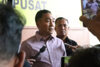 Kasat Reskrim Polres Metro Jakarta Pusat, AKBP Muhammad Firdaus, S.I.K., M.H., melaksanakan doorstop terkait dugaan kekerasan