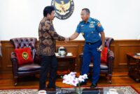 Kepala Staf Komando Gabungan Wilayah Pertahanan II Laksda TNI Rudhi Aviantara IH., S.E., M.Si., M. Tr. (Han)., CHRMP. beserta rombongan
