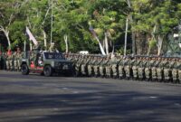 Wakil Kepala Staf Angkatan Darat Letjen TNI Tandyo Budi Revita memimpin Upacara Penetapan Komponen Cadangan (Komcad) Tahun 2024