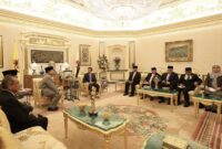 Menteri Pertahanan Republik Indonesia (Menhan RI) Prabowo Subianto menemui Yang Maha Mulia Seri Sultan Haji Hassanal Bolkiah