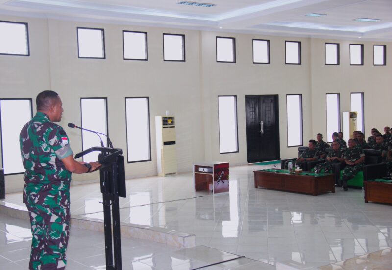 Korem 151/Binaiya menggelar kegiatan penyuluhan kesehatan tentang Pola Hidup Sehat agar panjang umur dan tidak terkena serangan jantung