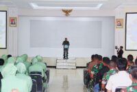 Komandan Korem (Danrem) 151/Binaiya Brigadir Jenderal TNI Antoninho Rangel Da Silva di sela-sela pelaksanaan sosialisasi Hidup Sehat