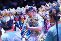 Aspers Panglima TNI Marsda TNI Mohammad Syafii, S.I.P., M.M. mewakili Panglima TNI menghadiri Pagelaran Wayang Golek sebagai rangkaian dalam kegiatan Peringatan HUT ke-79 TNI