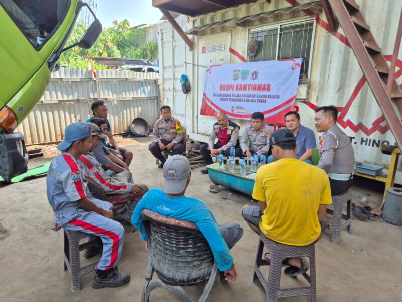 Ngopi Kamtibmas untuk Pilkada yang aman dan damai di wilayah hukum Polsek Kawasan Sunda Kelapa Polres Pelabuhan Tanjung Priok