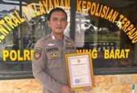 Kapolri Jenderal Pol. Listyo Sigit Prabowo mengapresiasi tindakan cepat yang dilakukan Bripka Rico meskipun sedang lepas dinas