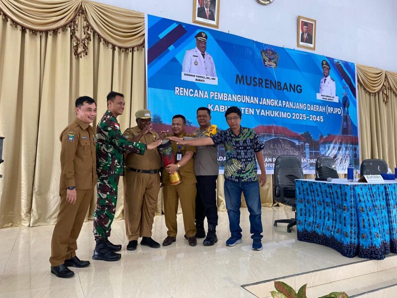 Dandim 1715/Yahukimo, Letkol Inf Tommy Yudistyo, S.Sos.,M.Han. turut serta dalam Musyawarah Perencanaan Pembangunan (Musrenbang)