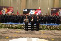 Ketua Umum PB FORKI Marsekal TNI (Purn) Dr. (H.C.) Hadi Tjahjanto, S.I.P. mengukuhkan Pengurus Pusat INKAI Periode 2023-2027