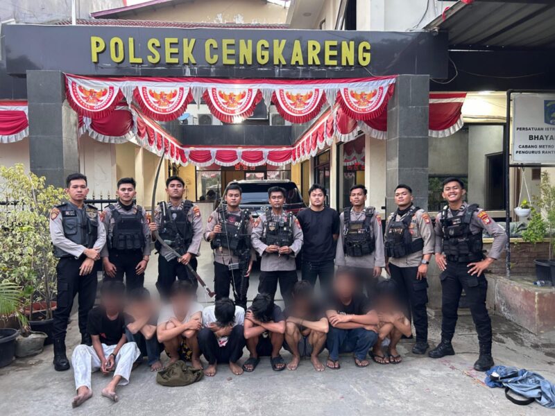 Tim Patroli Perintis Presisi Polres Metro Jakarta Barat berhasil menggagalkan aksi tawuran yang diduga akan dilakukan oleh sekelompok remaja