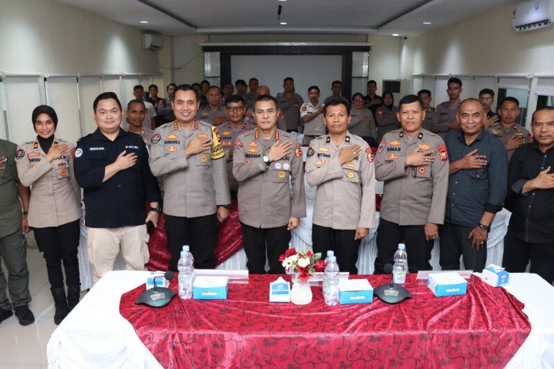 Tim Supervisi Divisi Humas Polri melaksanakan kegiatan supervisi dan e-learning di Polda Maluku Utara