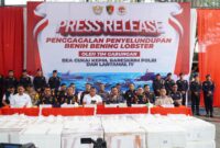 Tim Gabungan Bareskrim Polri bersama Kanwilsus DJBC Kepri, dan Lantamal IV Batam berhasil menggagalkan upaya penyelundupan benih bening lobster