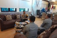 Kepala Zona Bakamla Tengah, Laksamana Pertama Bakamla Teguh Prasetya, S.T., M.M., CHRMP, melaksanakan kunjungan kehormatan