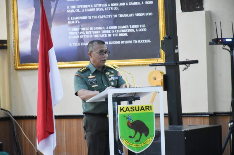 Kodam XVIII/Kasuari kembali mengadakan Bimbingan Teknis (Bimtek) Penatausahaan Barang Milik Negara (BMN) dan Aplikasi Siman Versi (V) 2