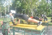 Korem 012/TU melaksanakan Tes Kesegaran Jasmani Periodik Semester II TA. 2024 yang dilaksanakan selama empat hari